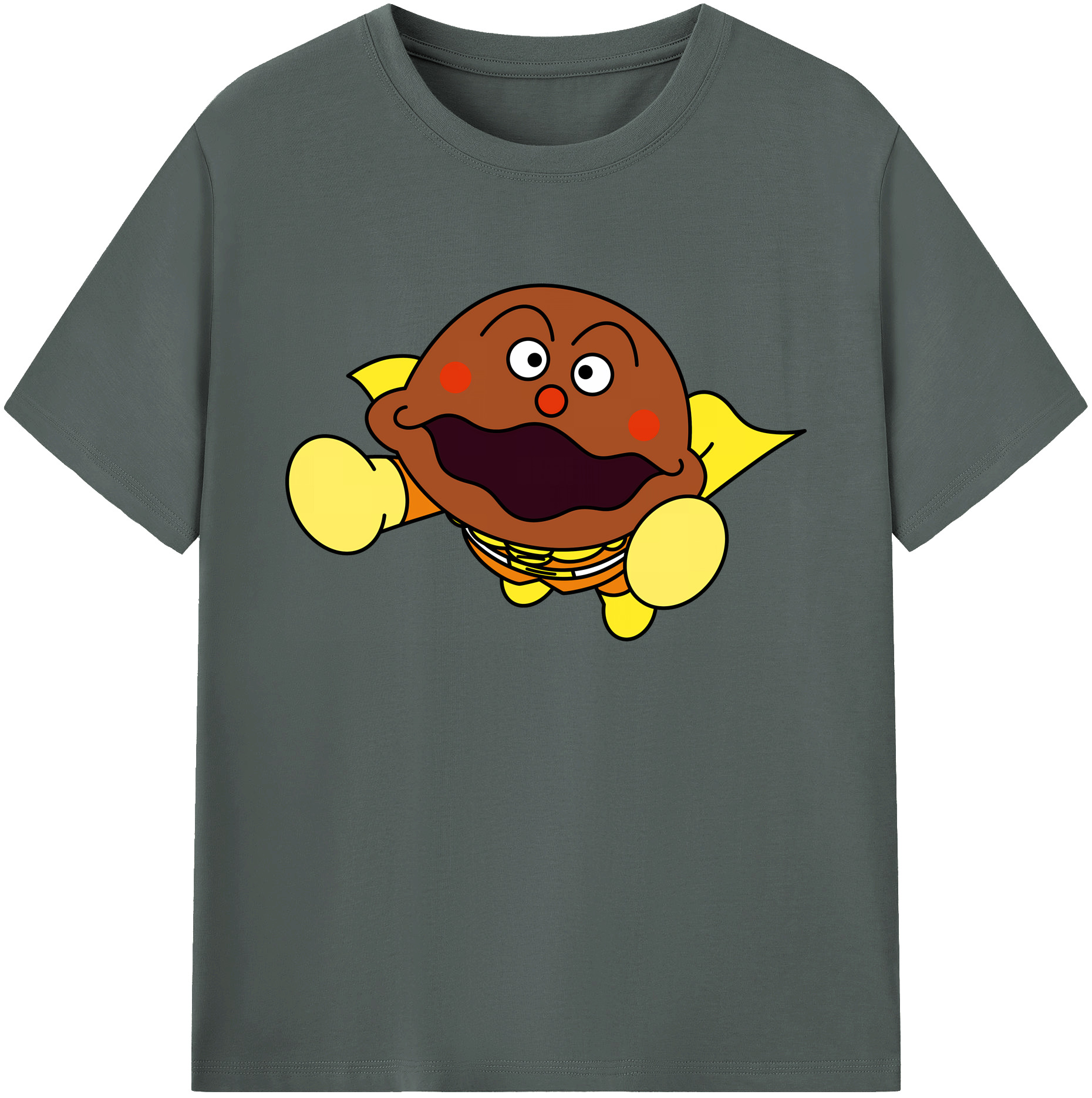 （画像用） アンパンマン Anpanman 綿100％ メンズ半袖Tシャツ｜肌触りやわらか＆通気性